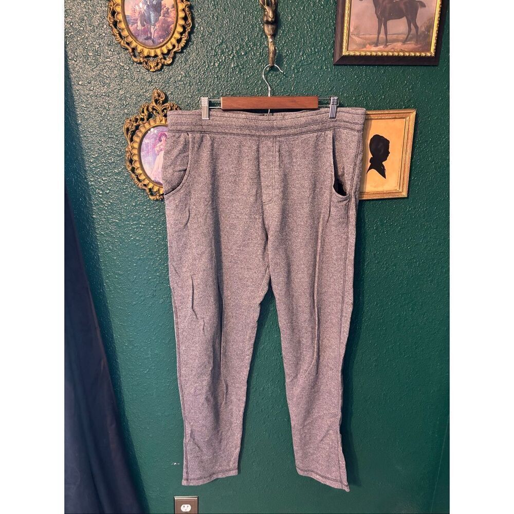 Prana Men’s Sweatpants Size Large Gray Heather Lounge Jogger Athletic Comfort